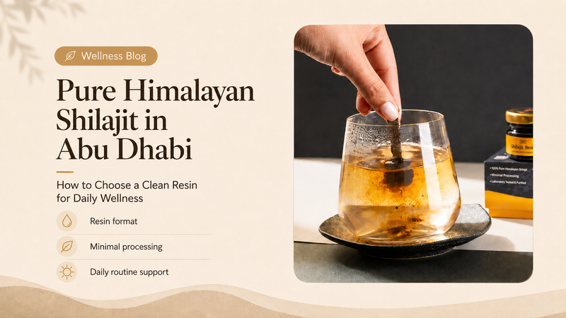 Pure Himalayan Shilajit In Abu Dhabi: How To Choose A Clean Resin For Daily Wellness