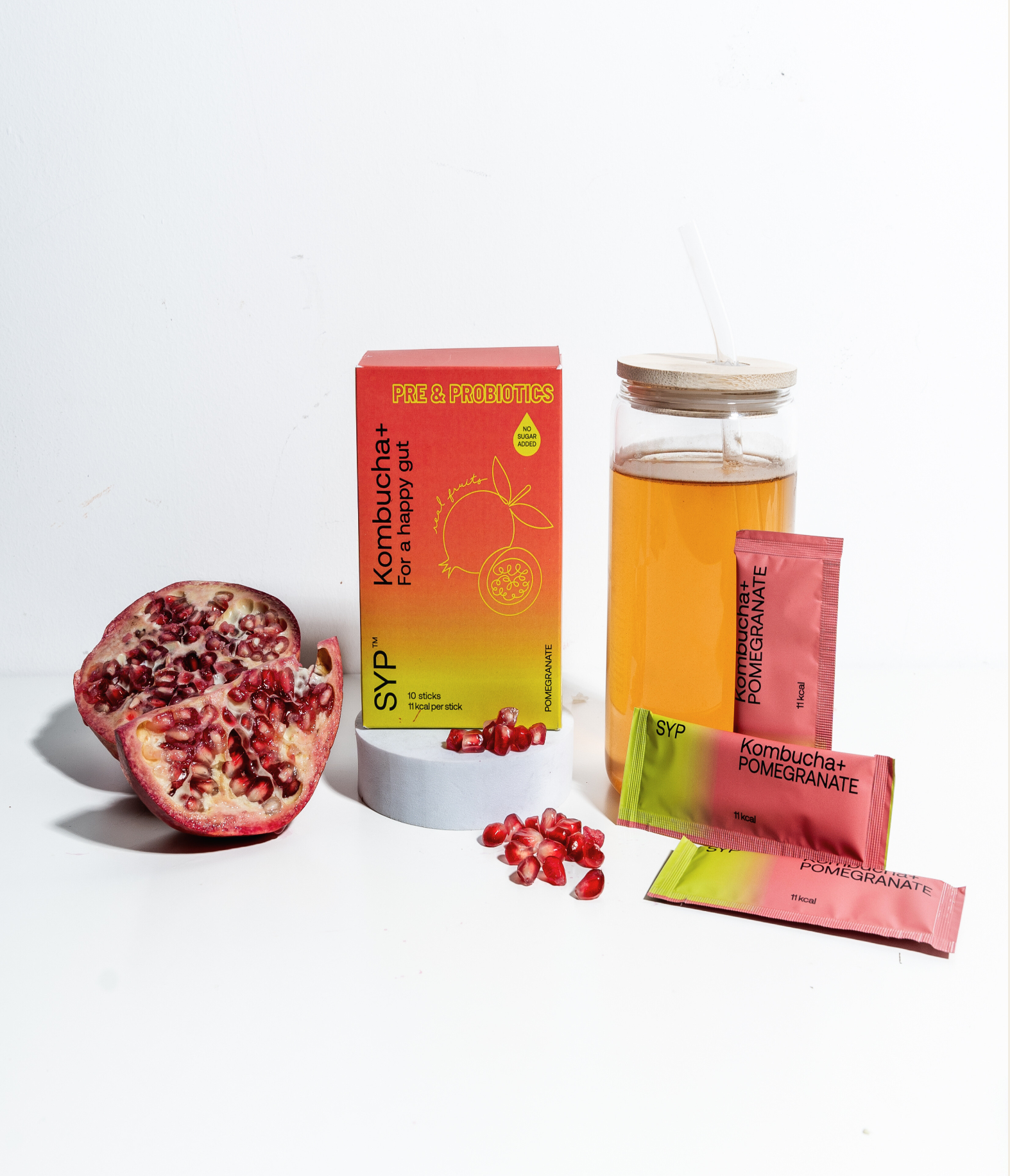 Kombucha+ Pomegranate