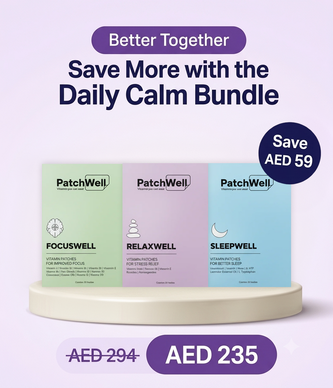 Daily Calm Bundle for Better Focus, Lasting Calm & Restful Sleep