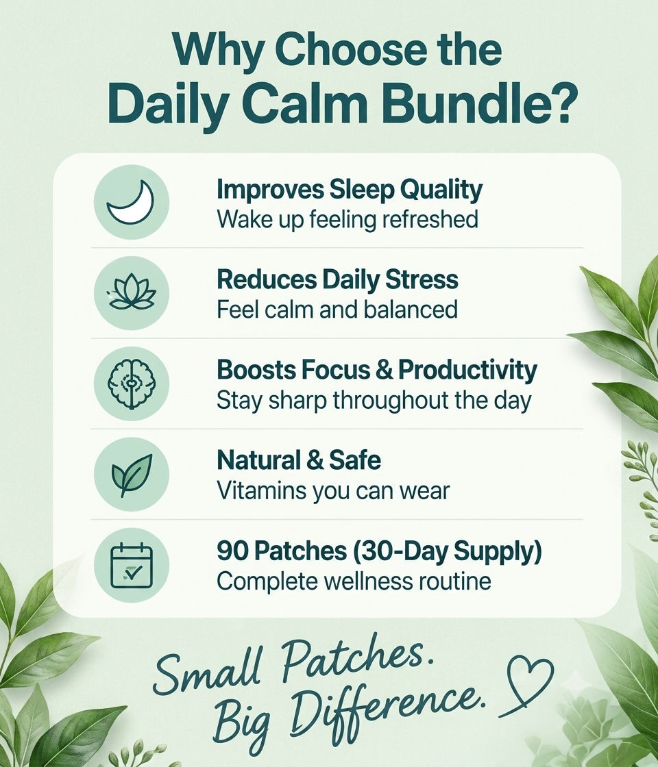 Daily Calm Bundle for Better Focus, Lasting Calm & Restful Sleep